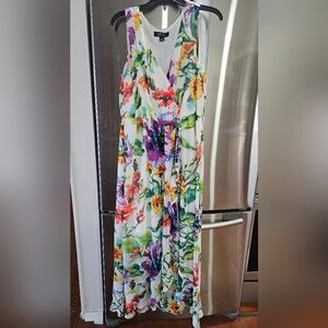 Ignite Floral Faux Wrap Maxi